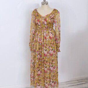 [NWOT] o.p.t Women's Wick Dress, Pink Floral, Medium